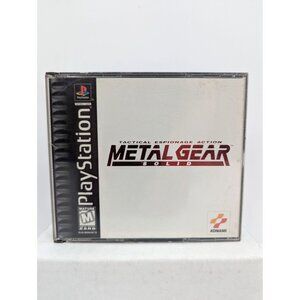 Playstation Tactical Espionage Action Metal Gear Solid Konami 1998